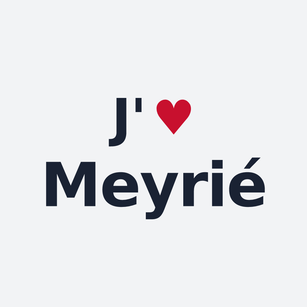 Poster personnalisé Meyrié — design J'aime Meyrié
