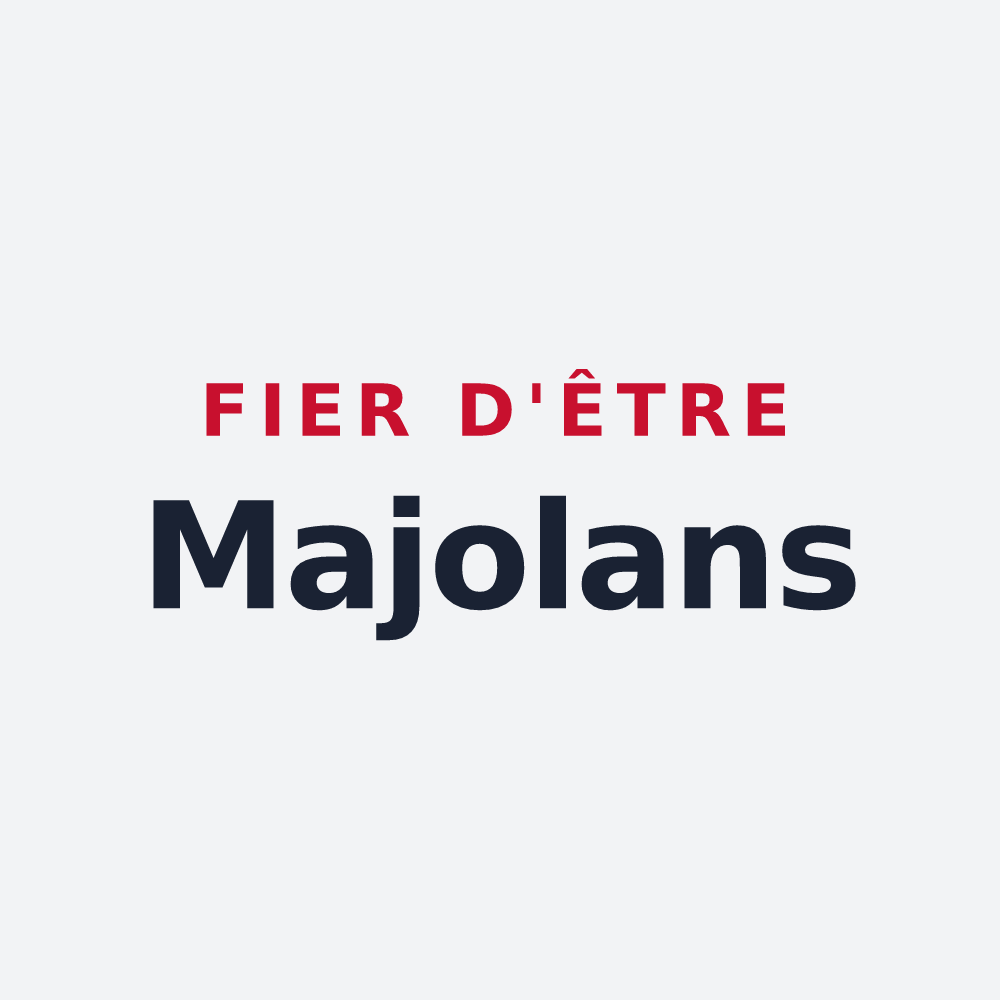 Poster « Fier d'être Majolans » — design pour Meyzieu
