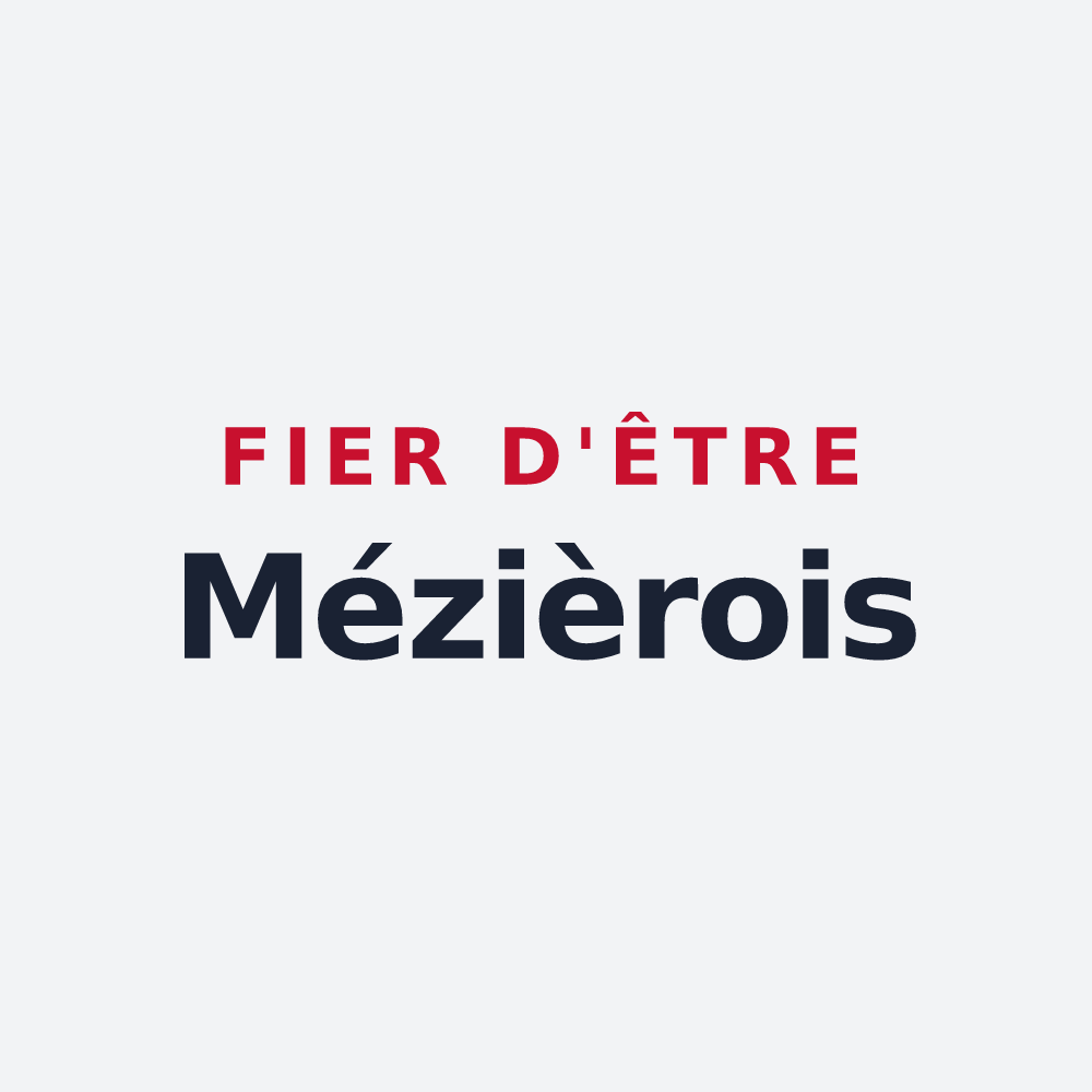 Poster « Fier d'être Mézièrois » — design pour Mézières-sous-Lavardin