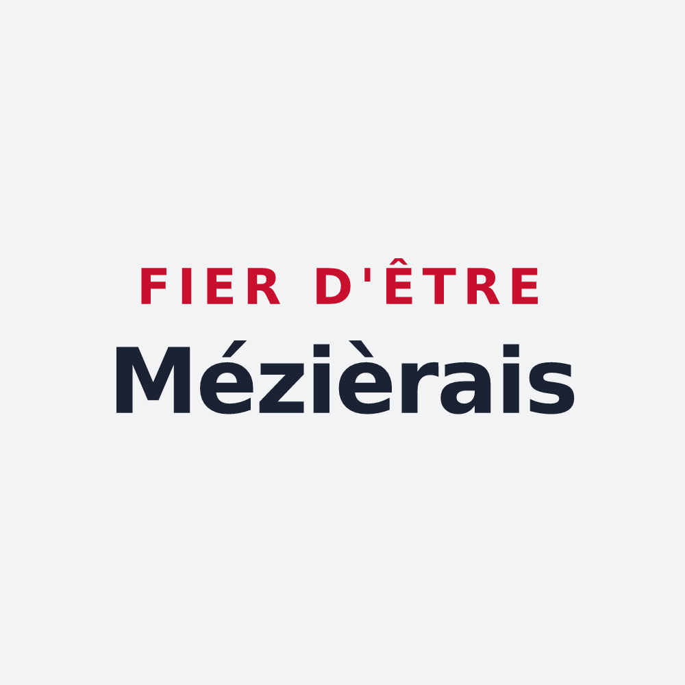 Poster « Fier d'être Mézièrais » — design pour Mézières-sur-Couesnon