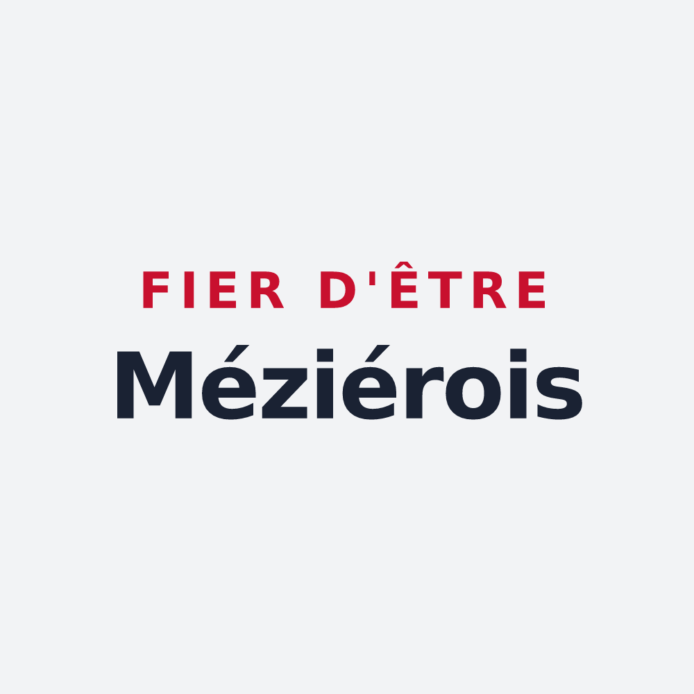Poster « Fier d'être Méziérois » — design pour Mézières-sur-Seine