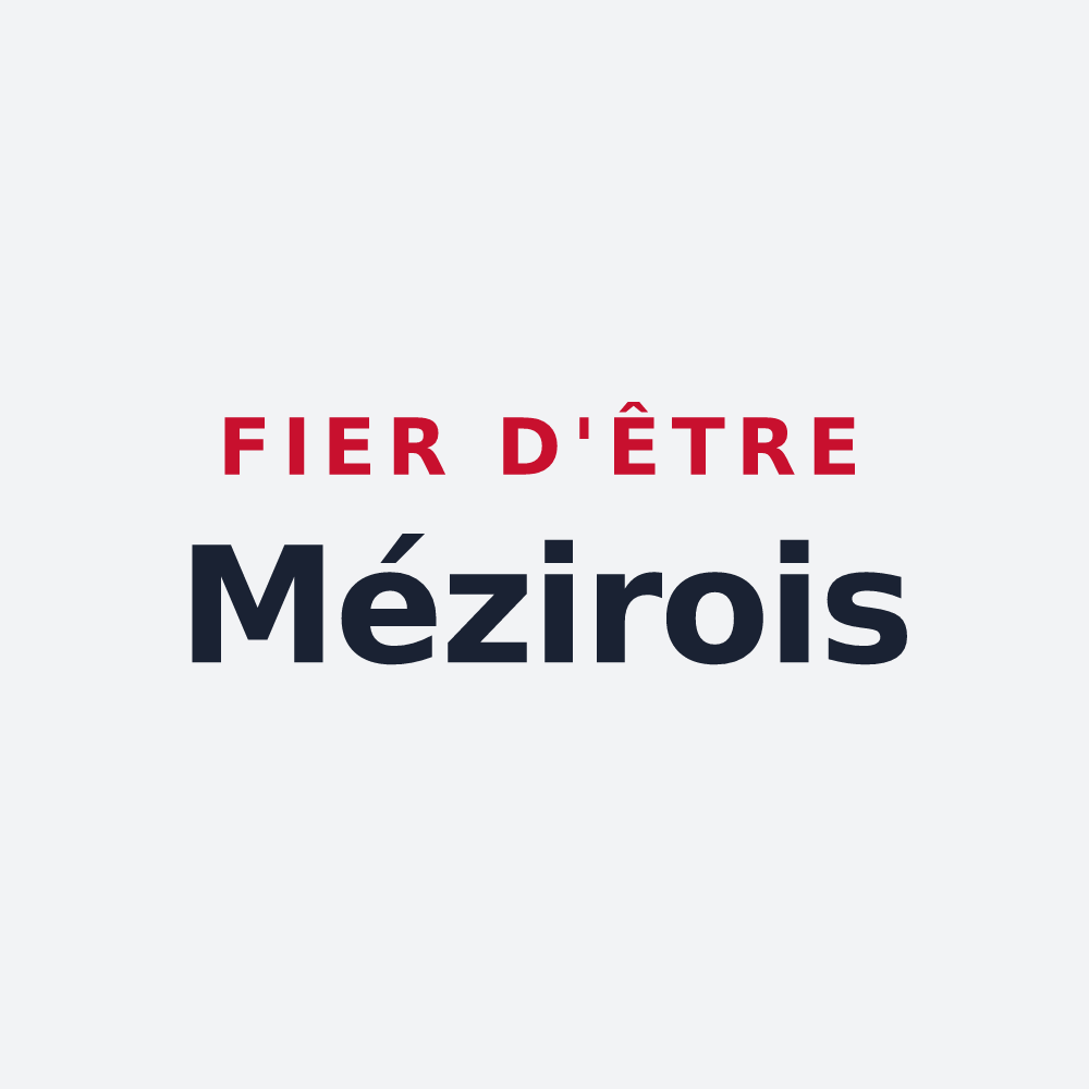 Poster « Fier d'être Mézirois » — design pour Méziré