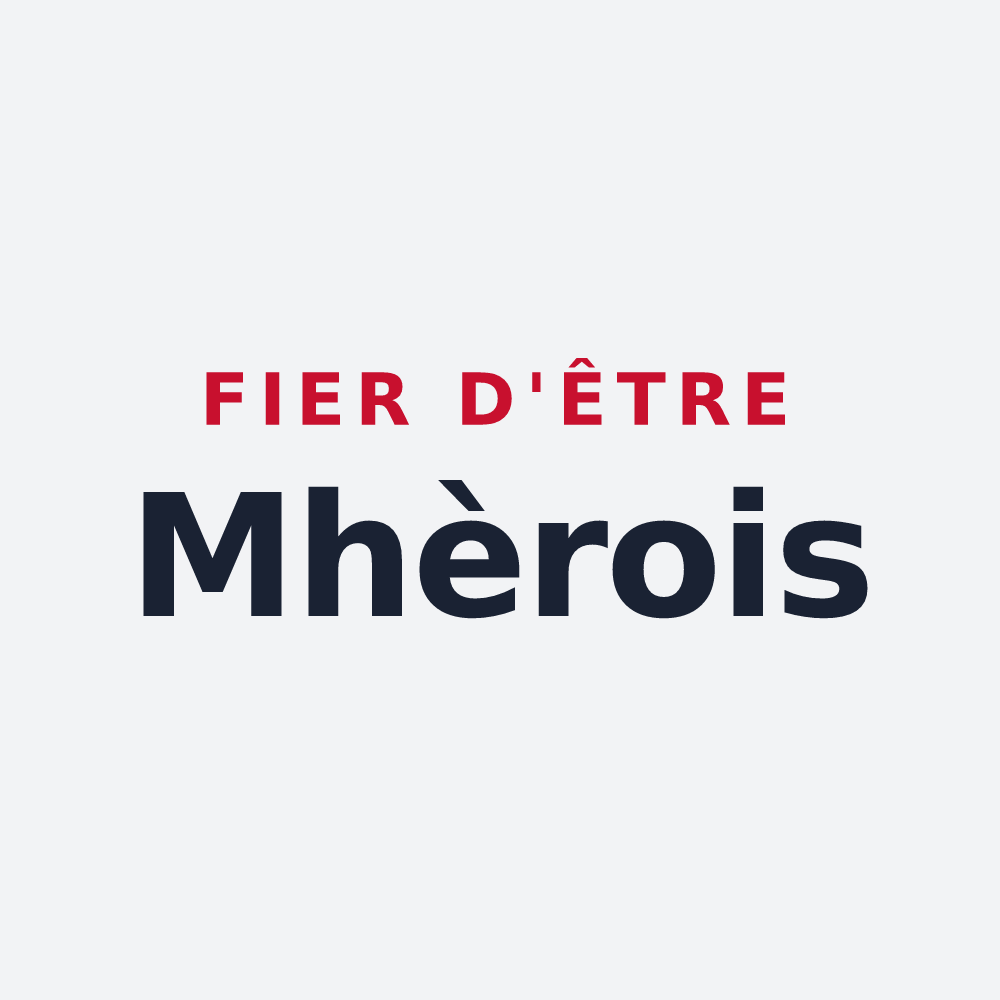 Poster « Fier d'être Mhèrois » — design pour Mhère