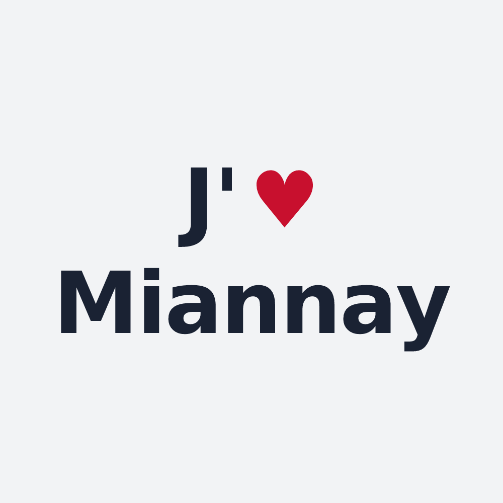 Poster personnalisé Miannay — design J'aime Miannay