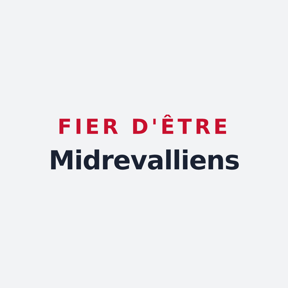 Poster « Fier d'être Midrevalliens » — design pour Midrevaux