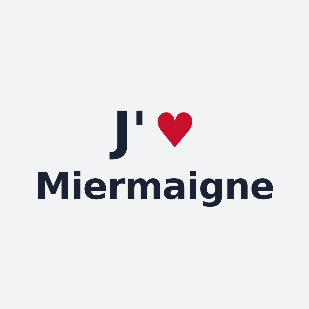 Poster personnalisé Miermaigne — design J'aime Miermaigne