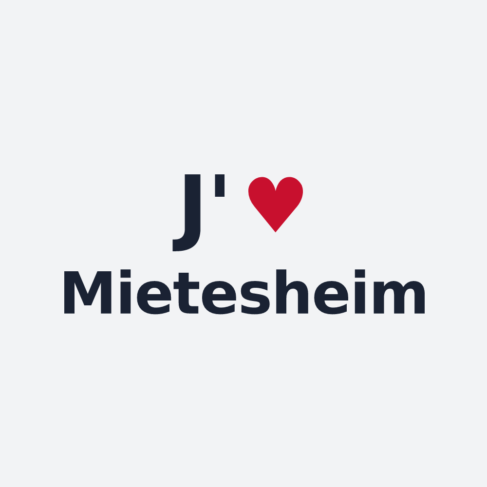 Poster personnalisé Mietesheim — design J'aime Mietesheim