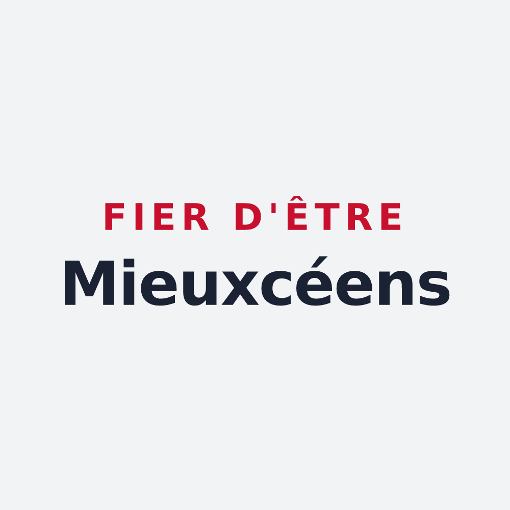 Poster « Fier d'être Mieuxcéens » — design pour Mieuxcé
