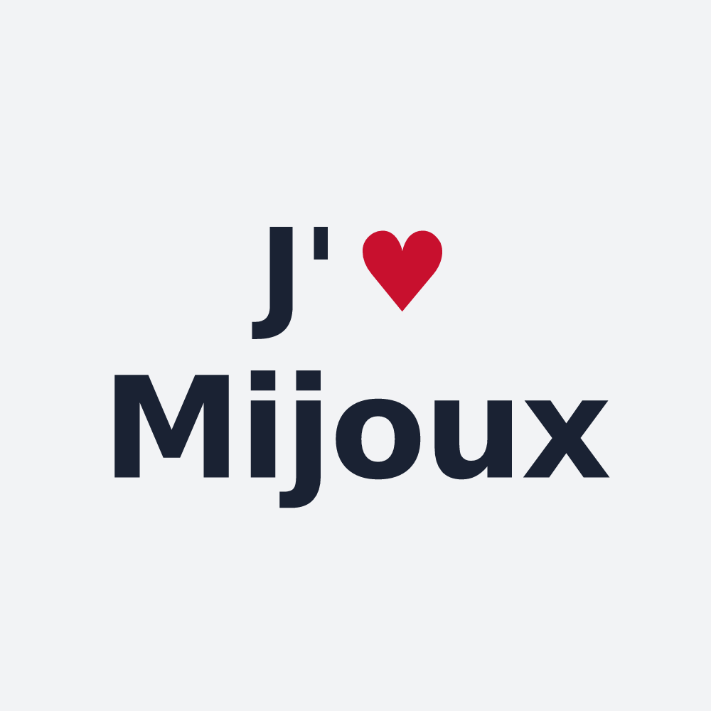 Poster personnalisé Mijoux — design J'aime Mijoux