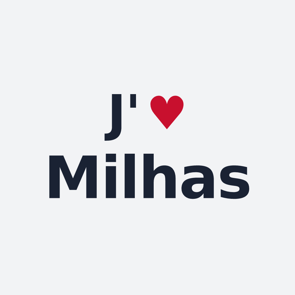 Poster personnalisé Milhas — design J'aime Milhas