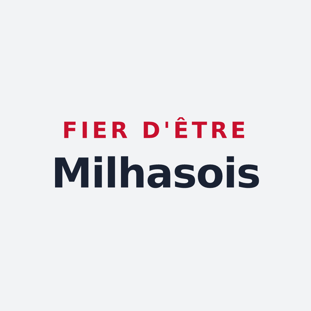 Poster « Fier d'être Milhasois » — design pour Milhas