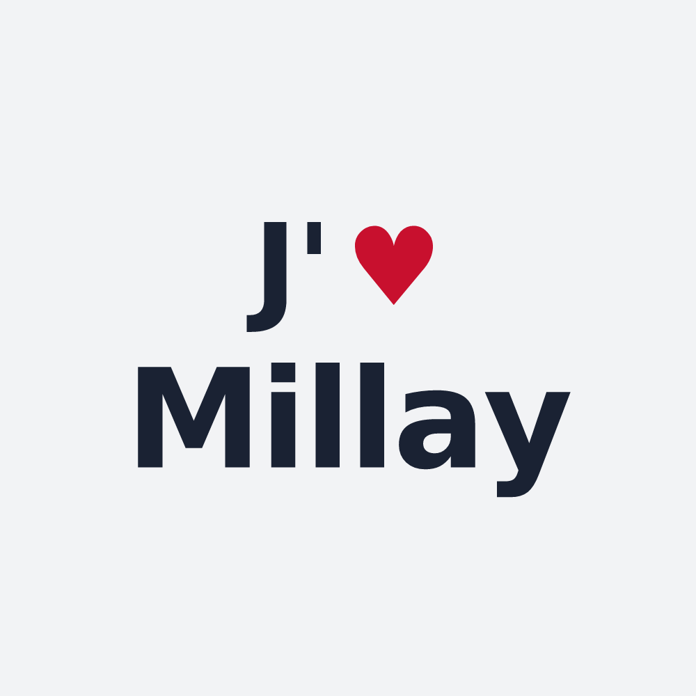 Poster personnalisé Millay — design J'aime Millay