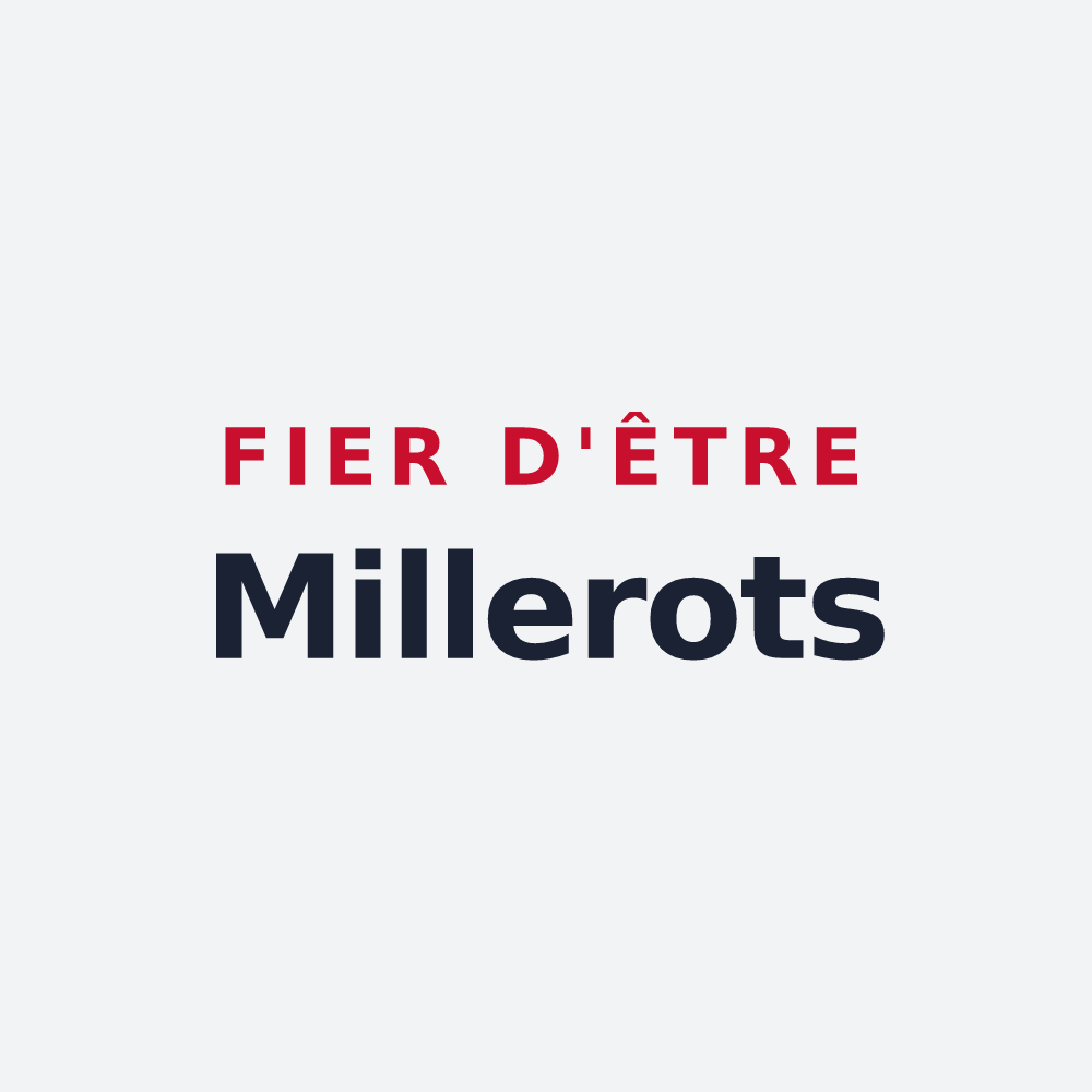 Poster « Fier d'être Millerots » — design pour Millery