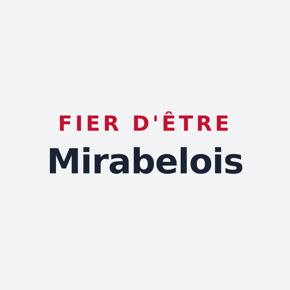 Poster « Fier d'être Mirabelois » — design pour Mirabel