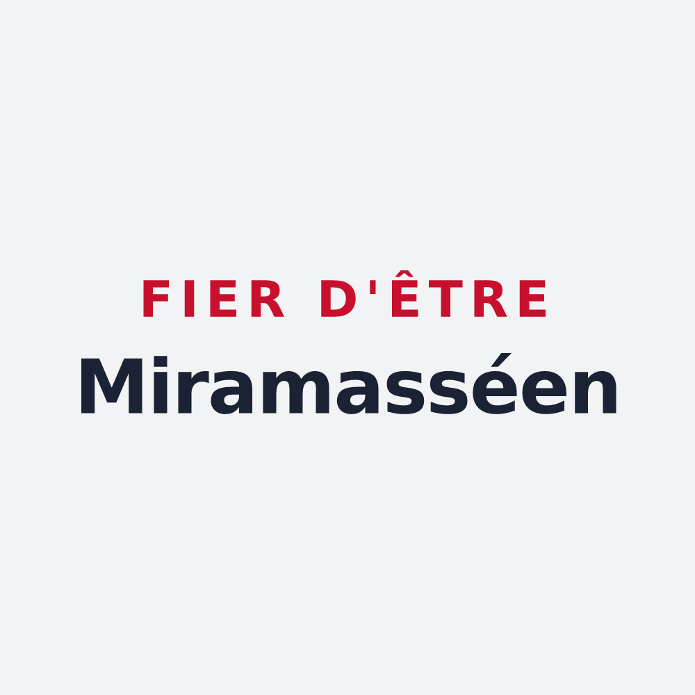 Poster « Fier d'être Miramasséen » — design pour Miramas
