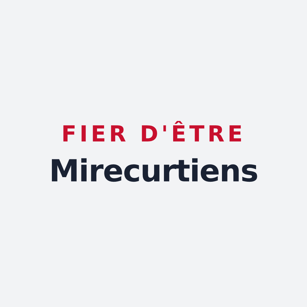 Poster « Fier d'être Mirecurtiens » — design pour Mirecourt
