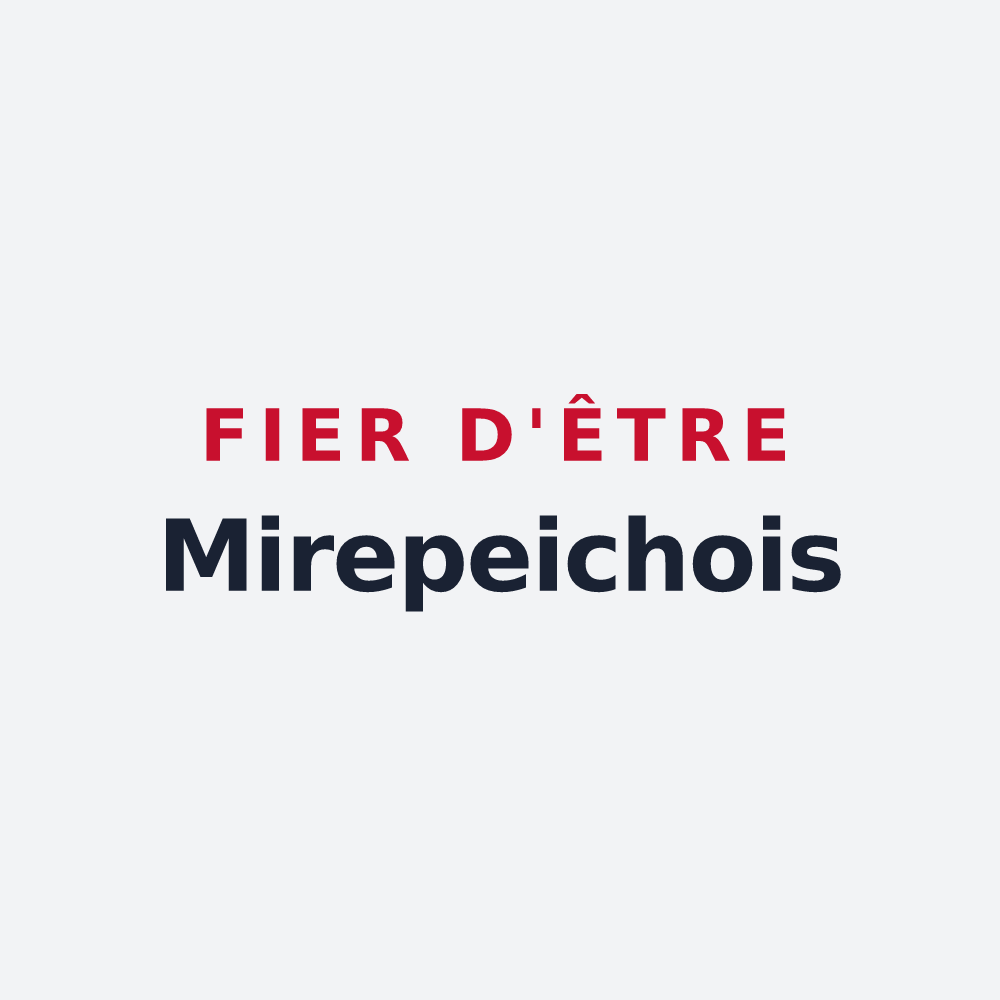 Poster « Fier d'être Mirepeichois » — design pour Mirepeix