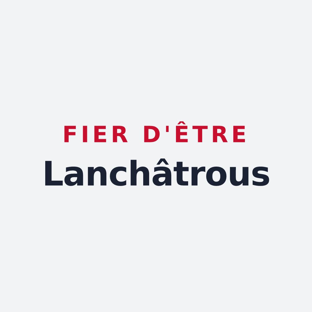 Poster « Fier d'être Lanchâtrous » — design pour Miribel-Lanchâtre