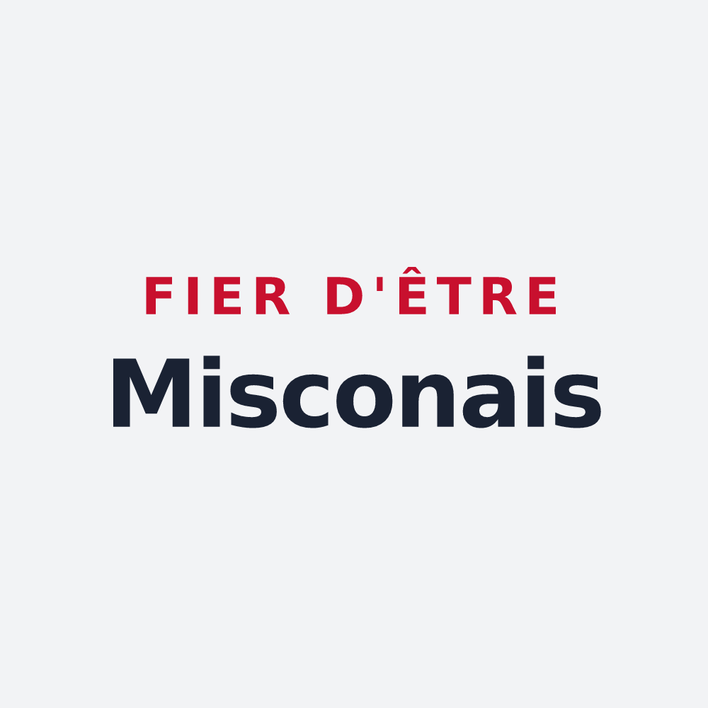 Poster « Fier d'être Misconais » — design pour Miscon