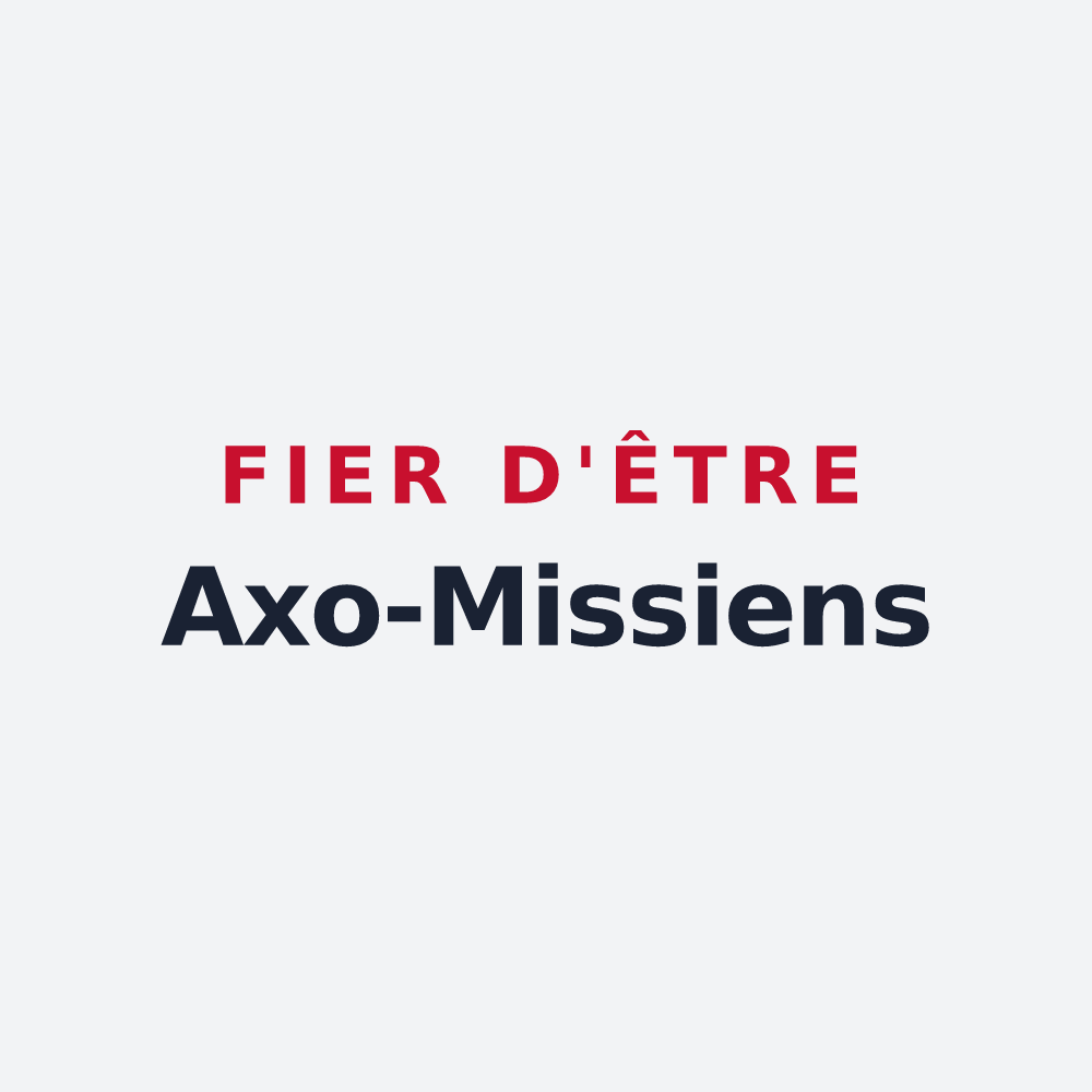 Poster « Fier d'être Axo-Missiens » — design pour Missy-sur-Aisne