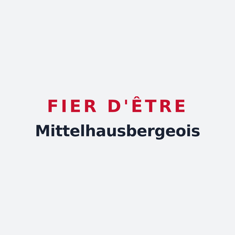 Poster « Fier d'être Mittelhausbergeois » — design pour Mittelhausbergen