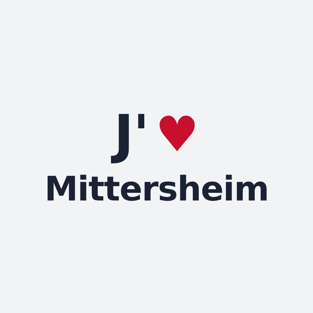 Poster personnalisé Mittersheim — design J'aime Mittersheim