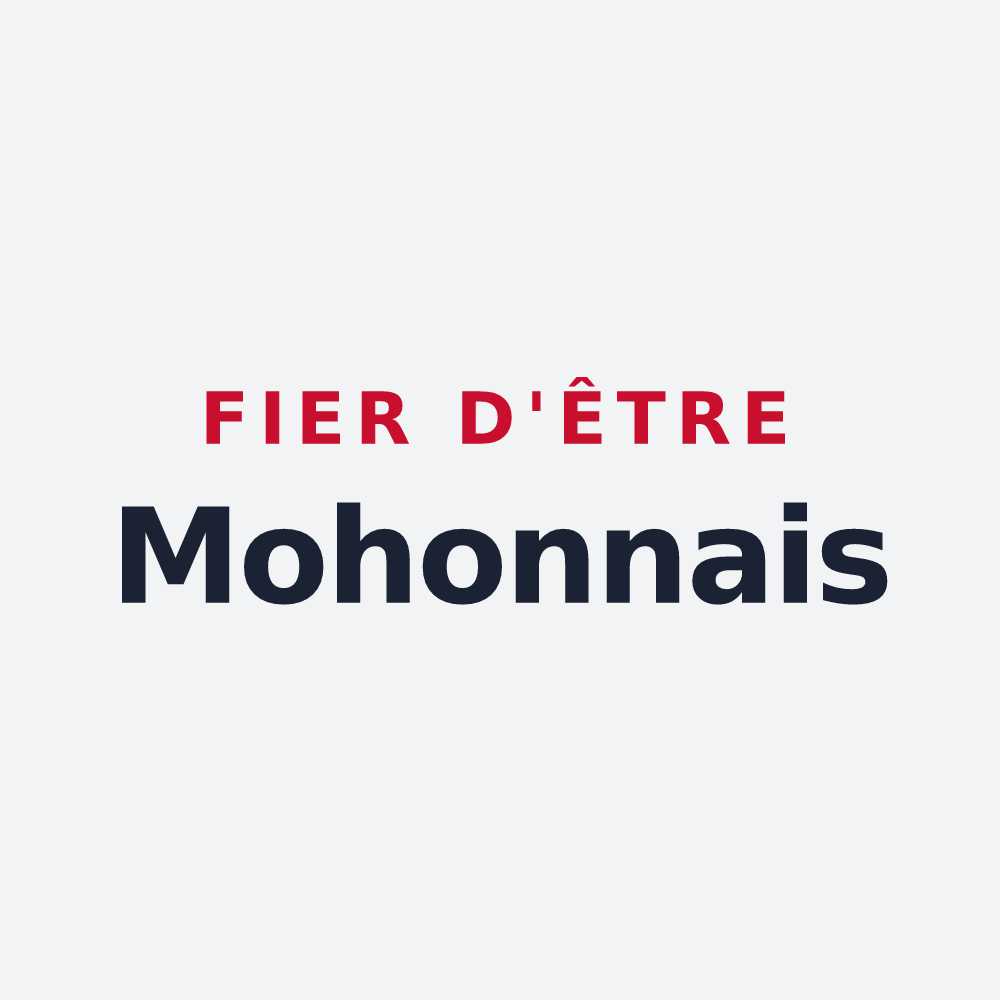 Poster « Fier d'être Mohonnais » — design pour Mohon