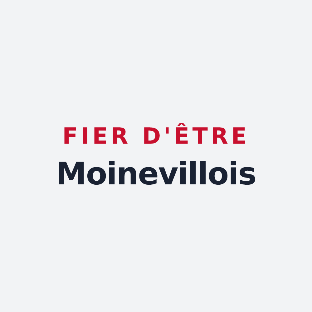 Poster « Fier d'être Moinevillois » — design pour Moineville
