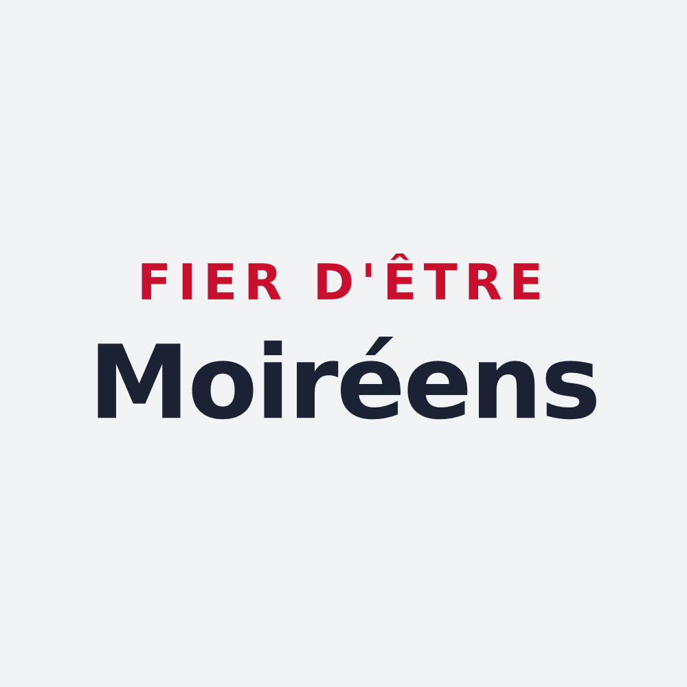 Poster « Fier d'être Moiréens » — design pour Moiré