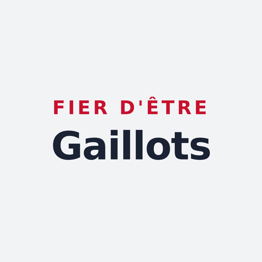 Poster « Fier d'être Gaillots » — design pour Moiremont