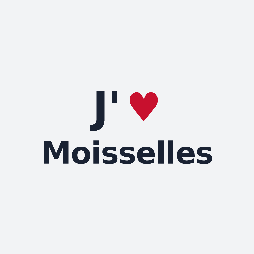Poster personnalisé Moisselles — design J'aime Moisselles