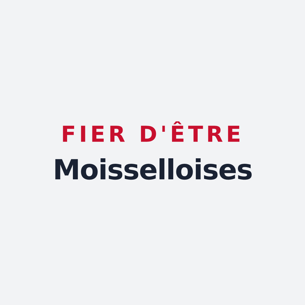 Poster « Fier d'être Moisselloises » — design pour Moisselles