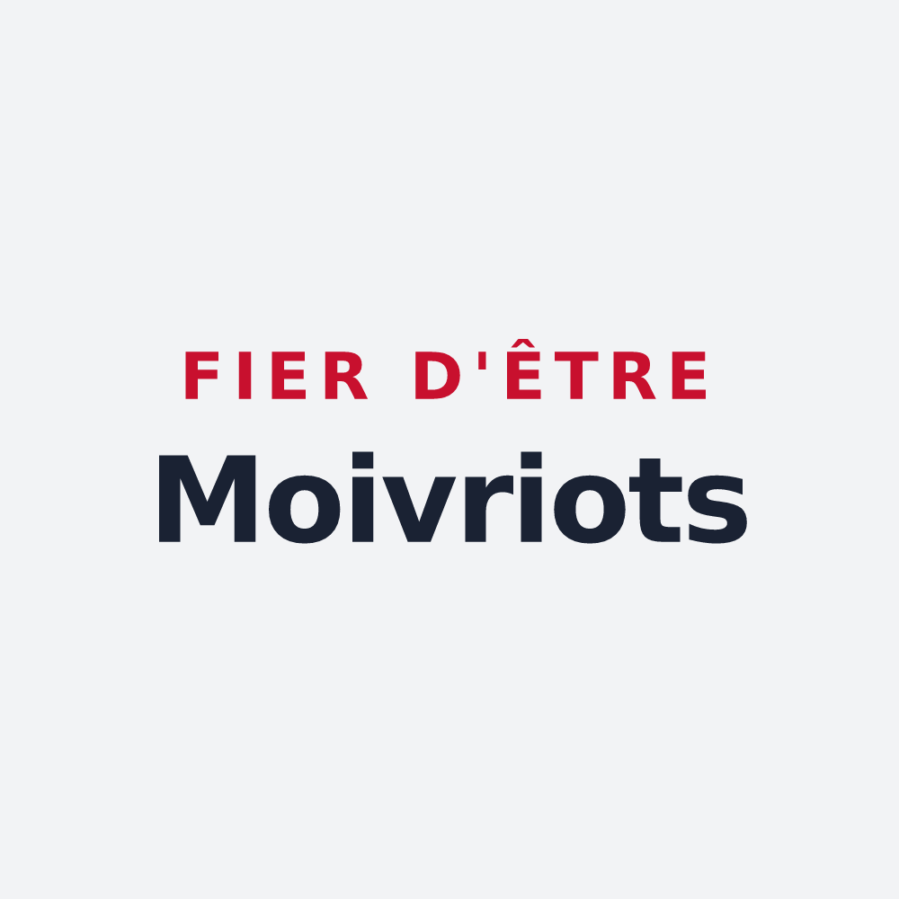 Poster « Fier d'être Moivriots » — design pour Moivre