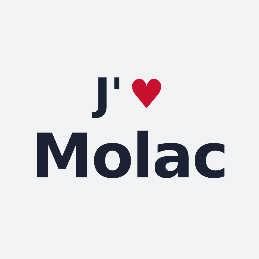 Poster personnalisé Molac — design J'aime Molac