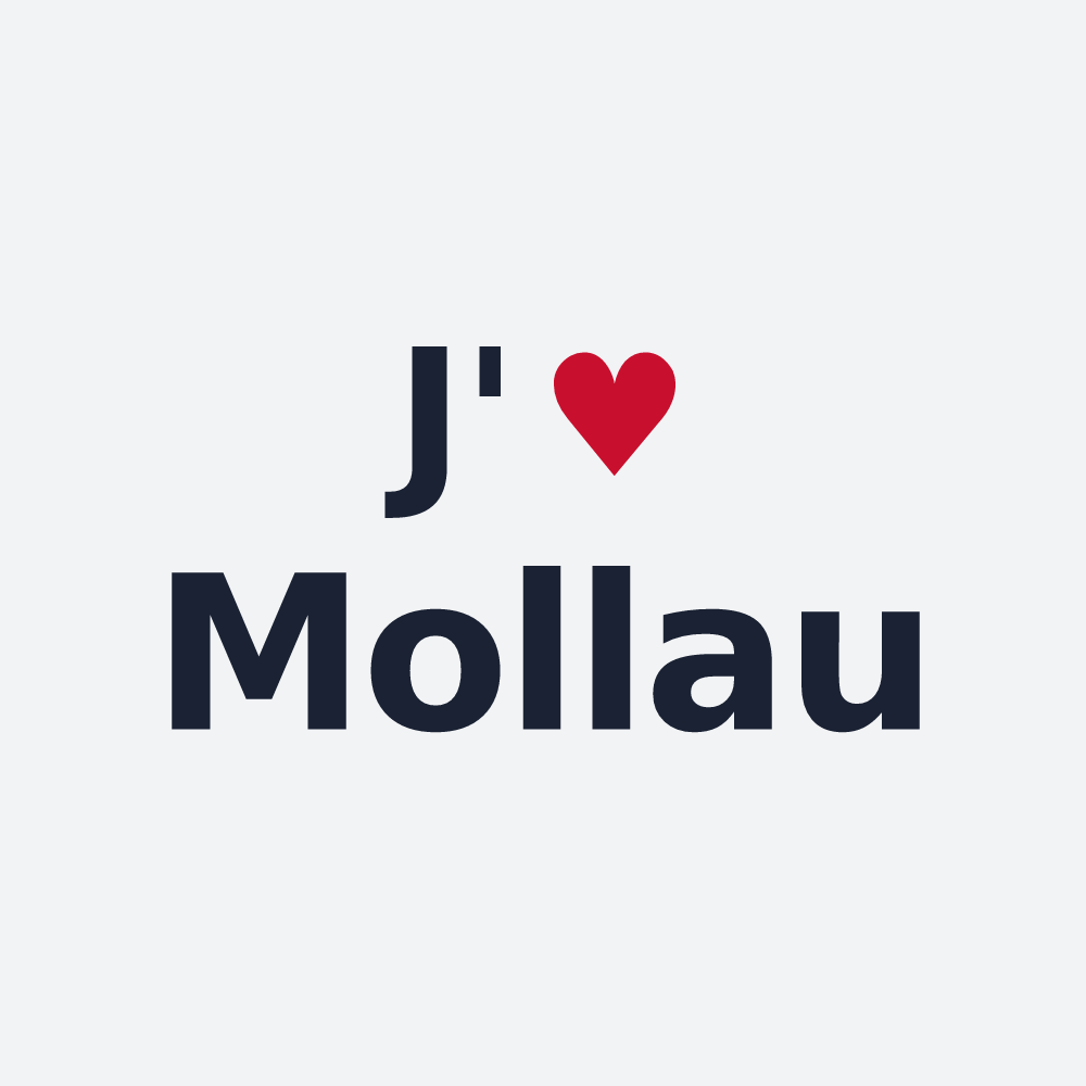 Poster personnalisé Mollau — design J'aime Mollau