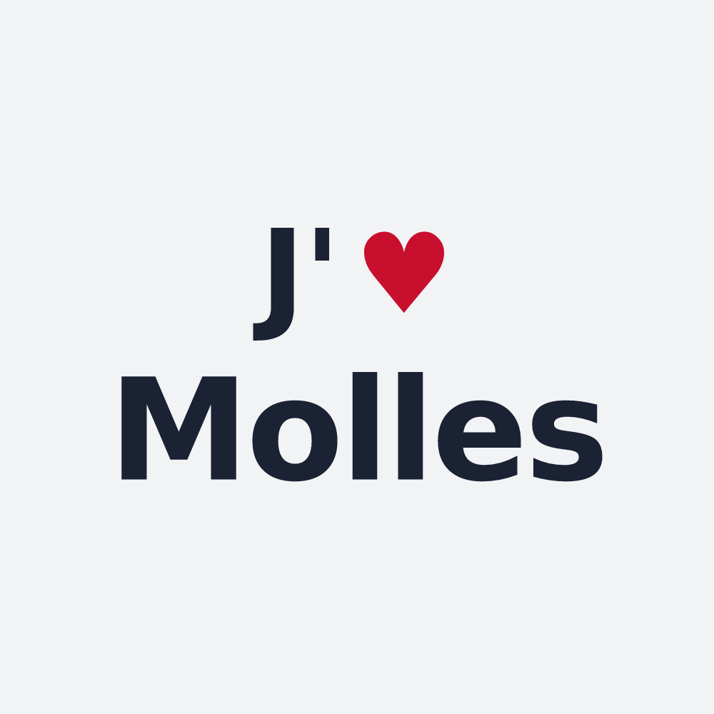 Poster personnalisé Molles — design J'aime Molles