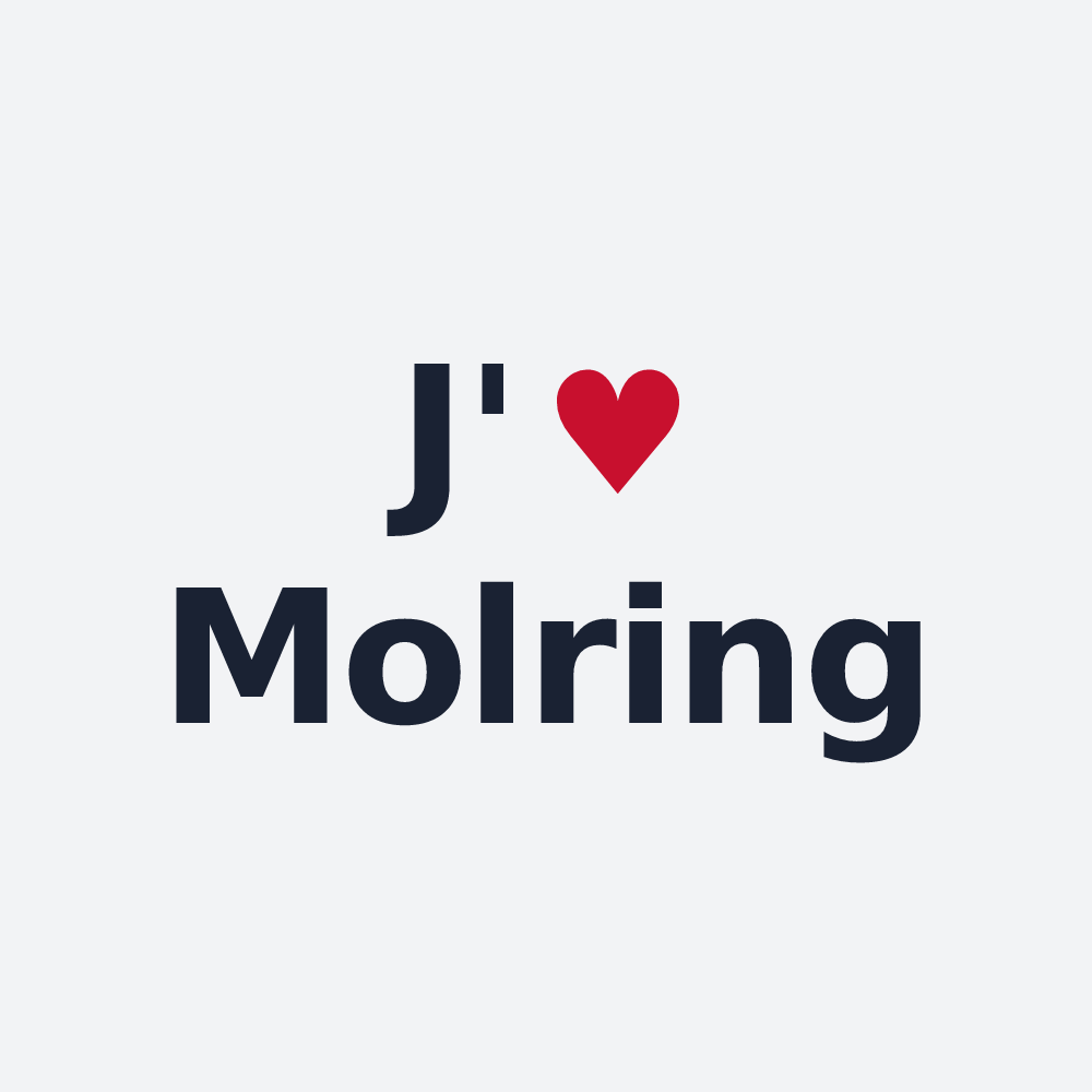 Poster personnalisé Molring — design J'aime Molring