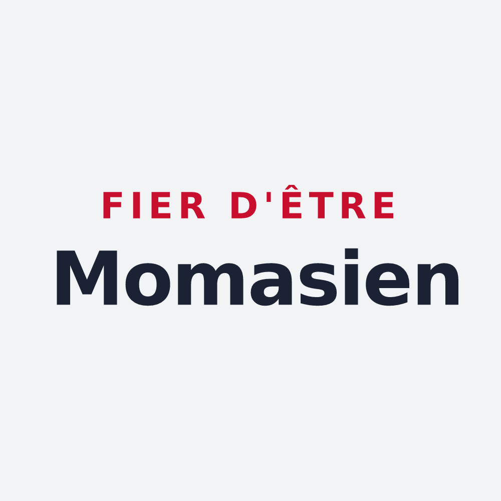 Poster « Fier d'être Momasien » — design pour Momas