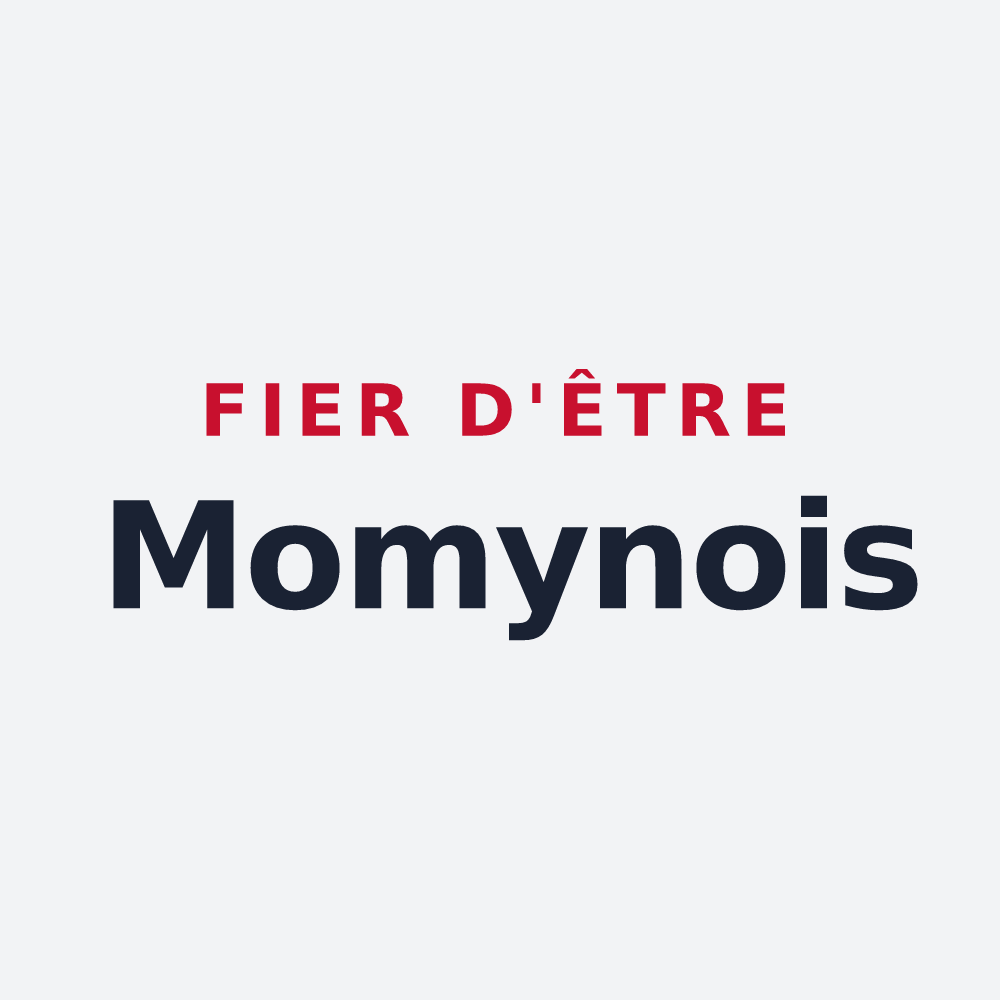 Poster « Fier d'être Momynois » — design pour Momy