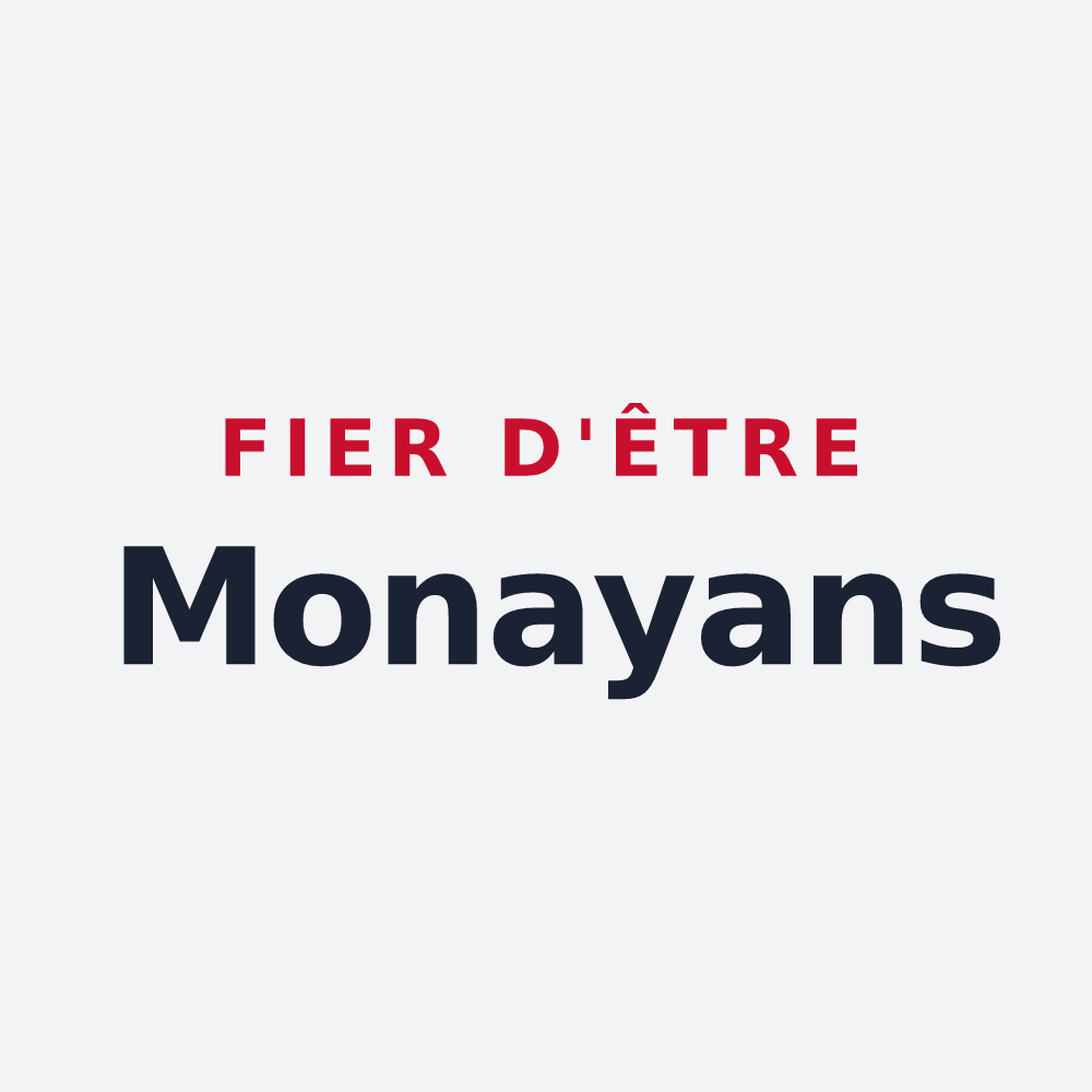 Poster « Fier d'être Monayans » — design pour Monay