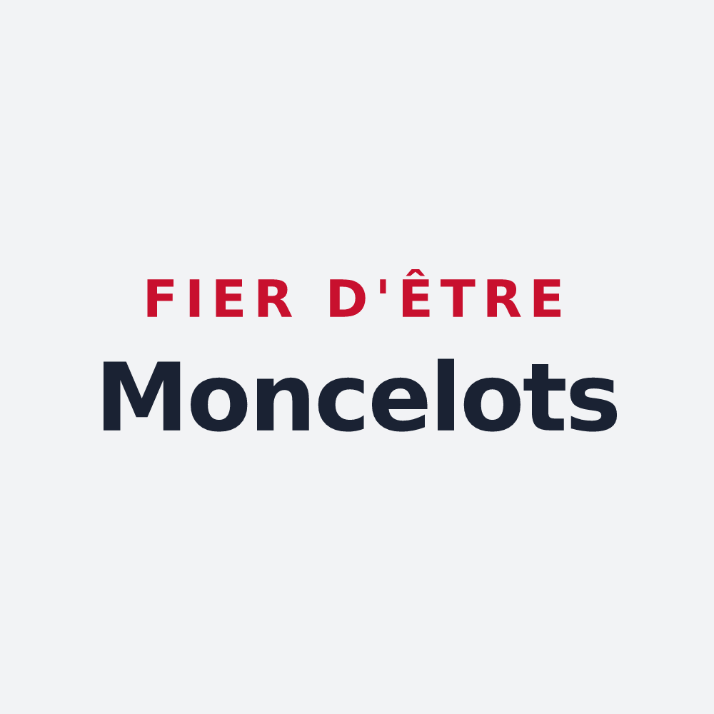 Poster « Fier d'être Moncelots » — design pour Moncetz-Longevas