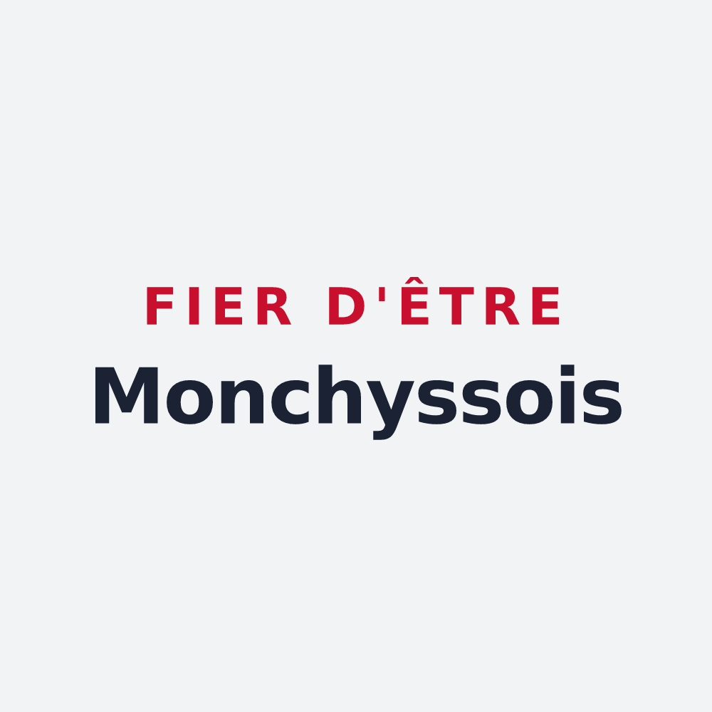Poster « Fier d'être Monchyssois » — design pour Monchy-Saint-Éloi