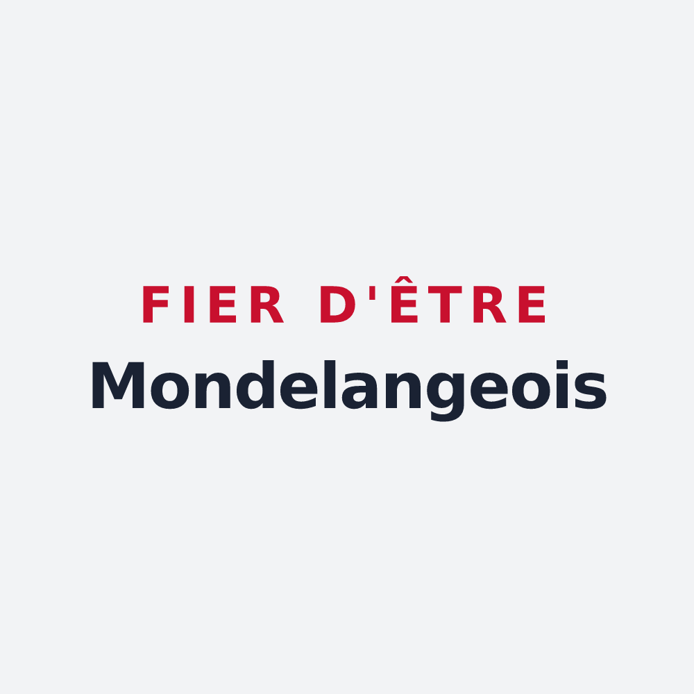 Poster « Fier d'être Mondelangeois » — design pour Mondelange
