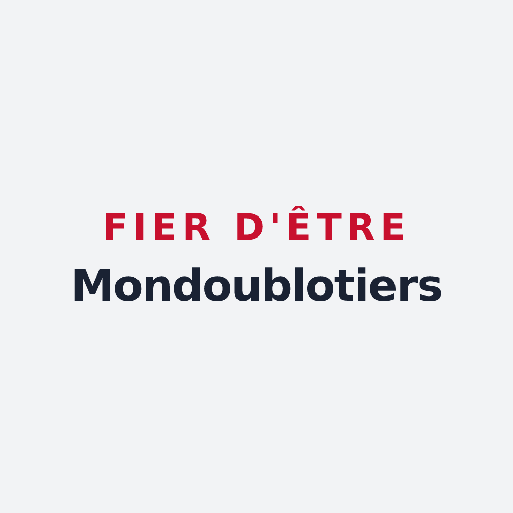 Poster « Fier d'être Mondoublotiers » — design pour Mondoubleau