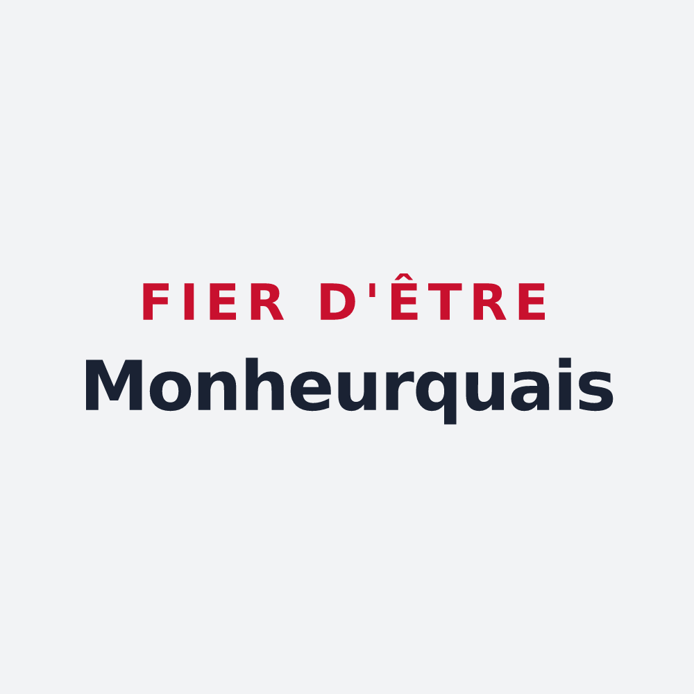 Poster « Fier d'être Monheurquais » — design pour Monheurt