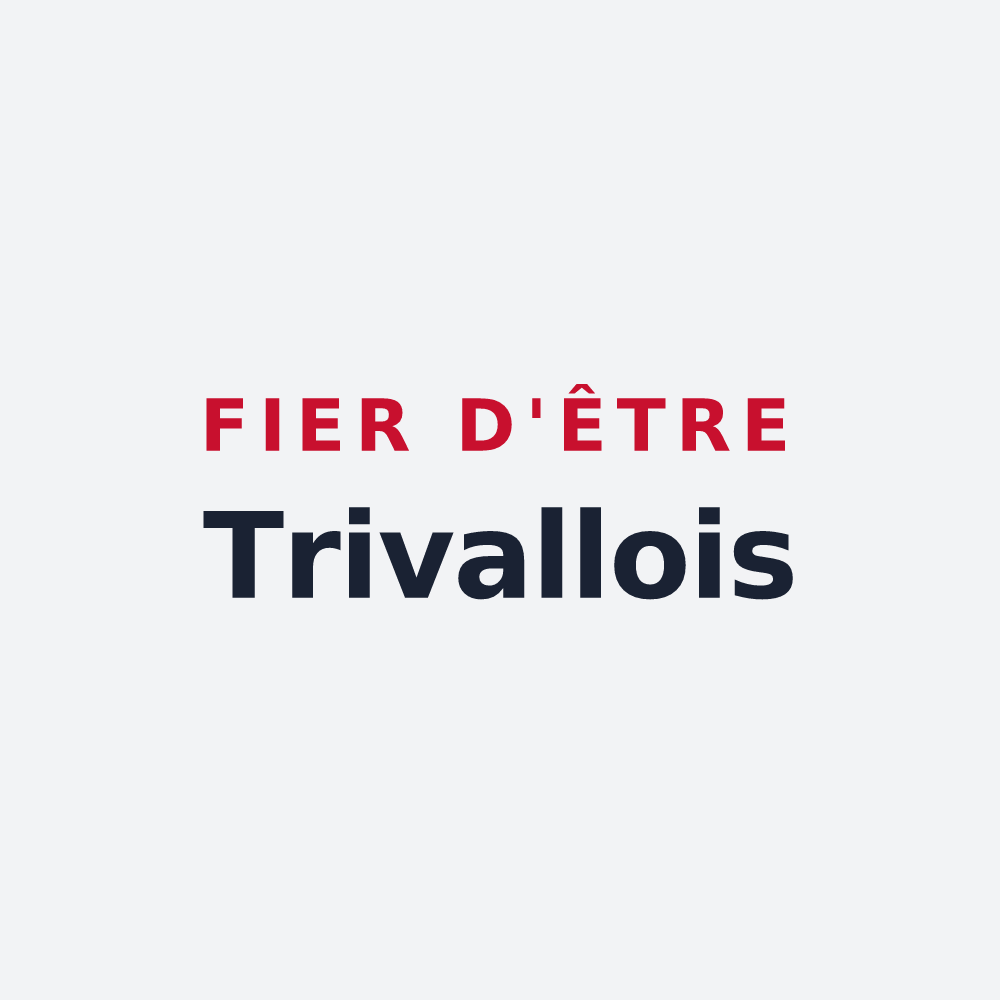 Poster « Fier d'être Trivallois » — design pour Mons