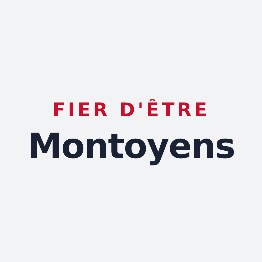 Poster « Fier d'être Montoyens » — design pour Mons-en-Montois