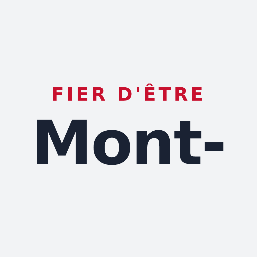 Poster « Fier d'être Mont- » — design pour Mont-et-Marré