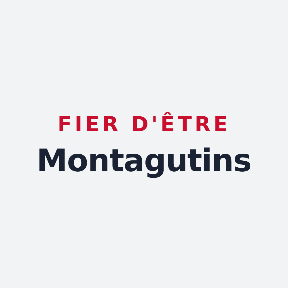 Poster « Fier d'être Montagutins » — design pour Montaigut-le-Blanc