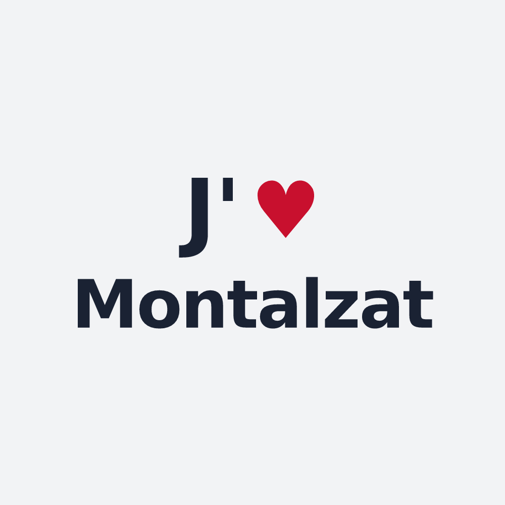 Poster personnalisé Montalzat — design J'aime Montalzat